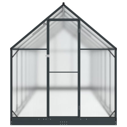 Tuin Serre met de deur Antracietkleurig 183,5 x 423,5 x 207 cm