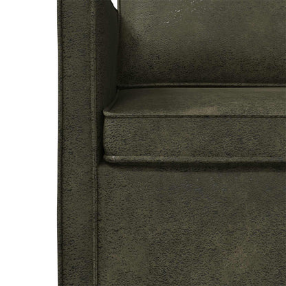 Bankstel 2 pcs Legergroen Faux Suède Stof