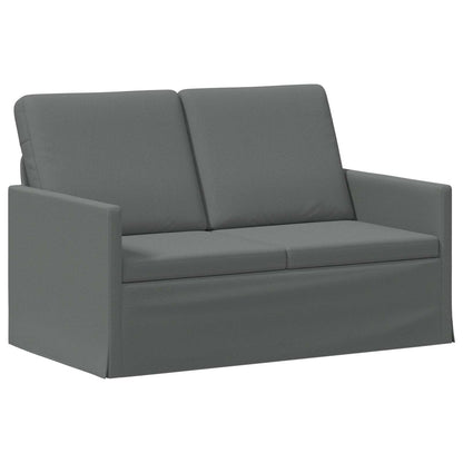 Bankstel 2 pcs Donkergrijs Stof