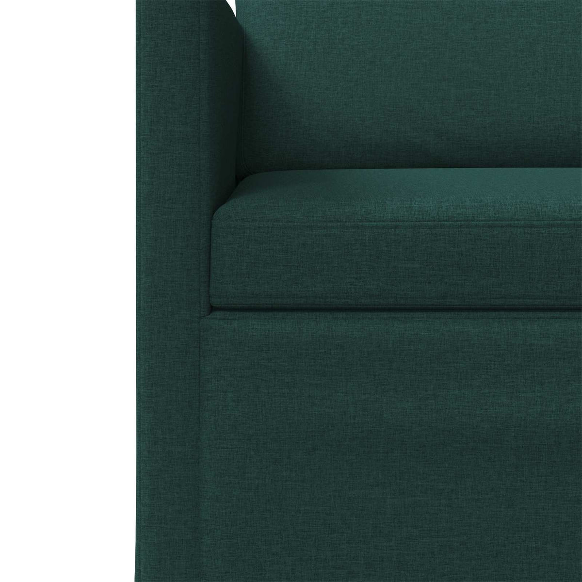 Bankstel 2 pcs Donkergroen Stof