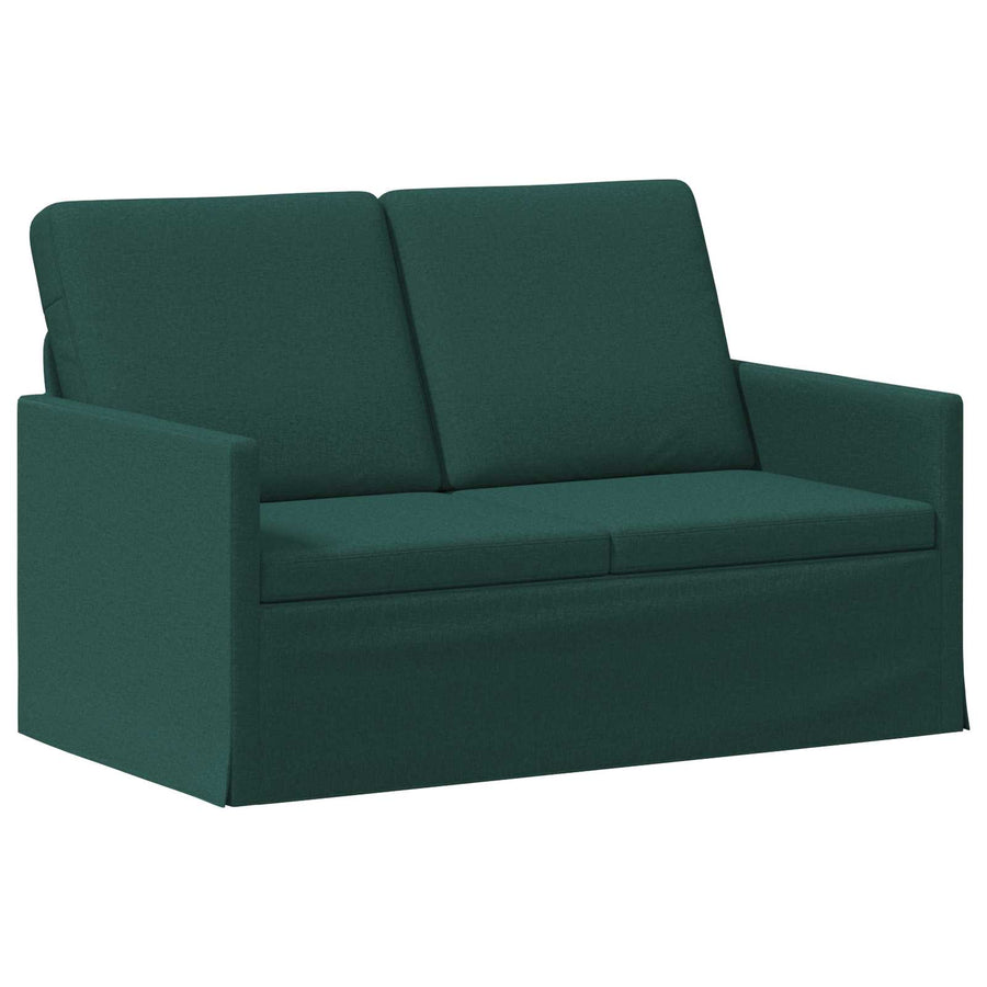 Bankstel 2 pcs Donkergroen Stof