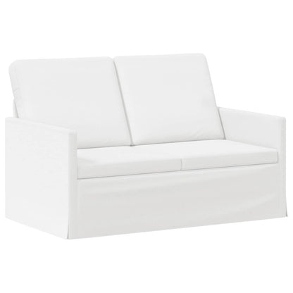 Bankstel 2 pcs Wit Stof