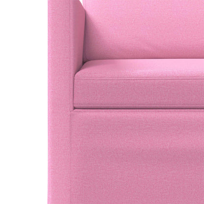 Bankstel 2 pcs Roze Stof