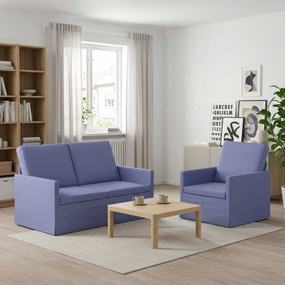 Bankstel 2 pcs Jeans Blauw Stof