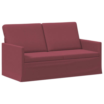 Bankstel 2 pcs Wijnrood Stof