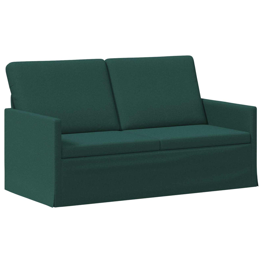 Bankstel 2 pcs Donkergroen Stof
