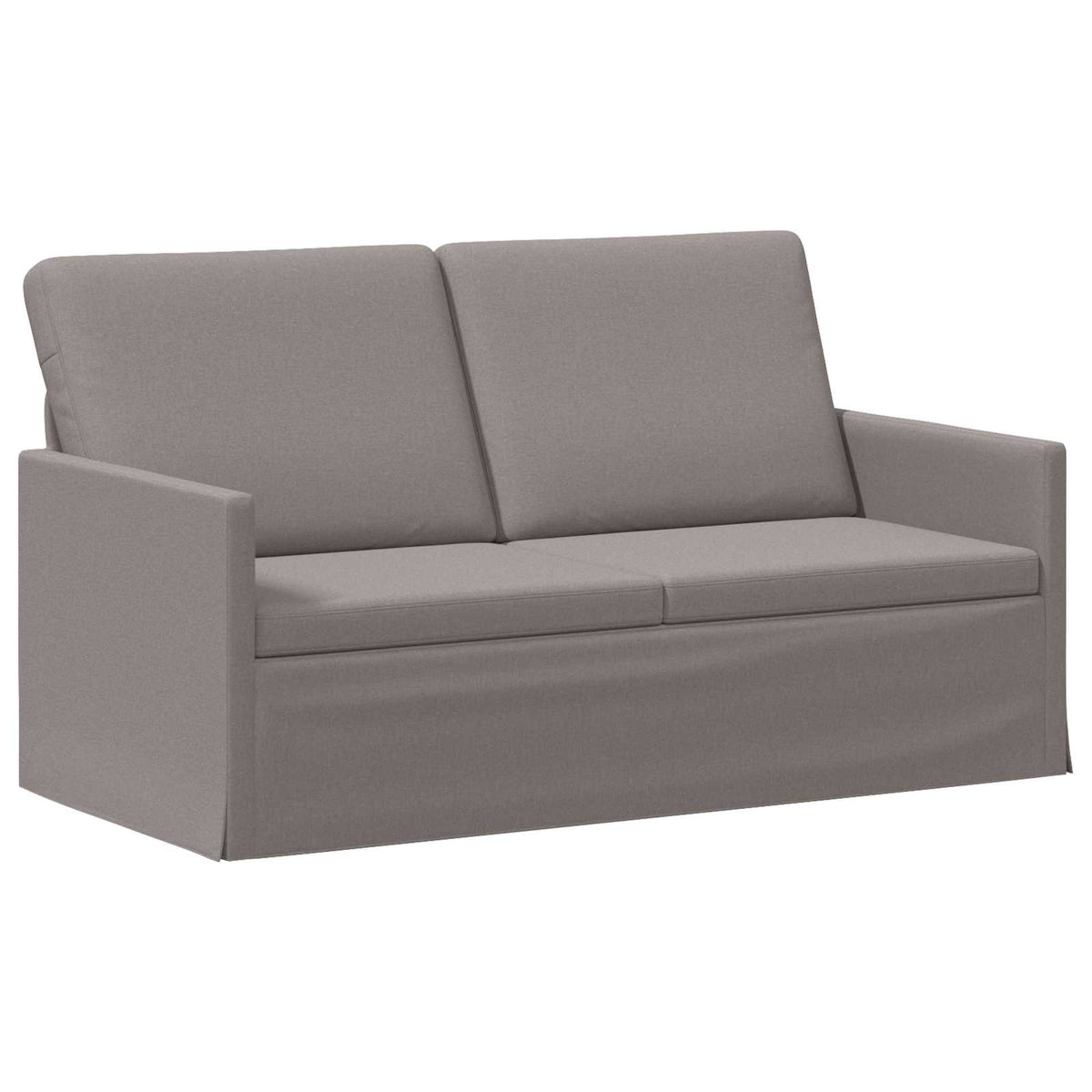 Bankstel 2 pcs Taupe Stof