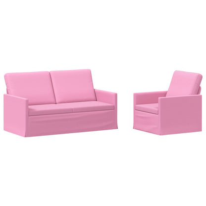 Bankstel 2 pcs Roze Stof