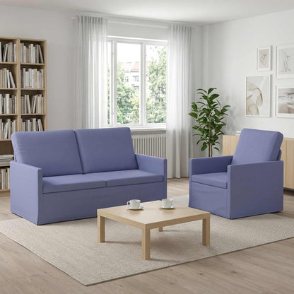 Bankstel 2 pcs Jeans Blauw Stof