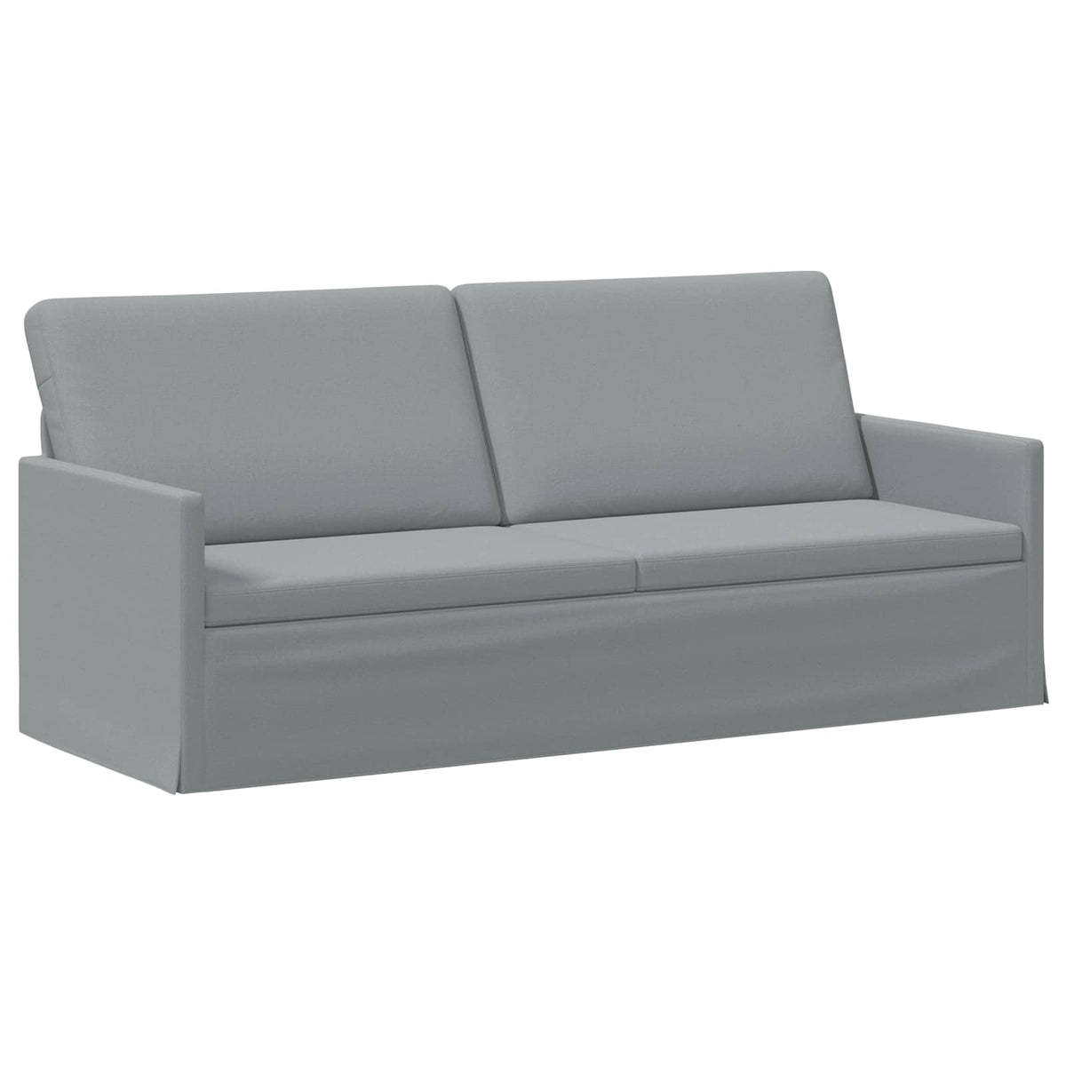 Bankstel 2 pcs Lichtgrijs Stof