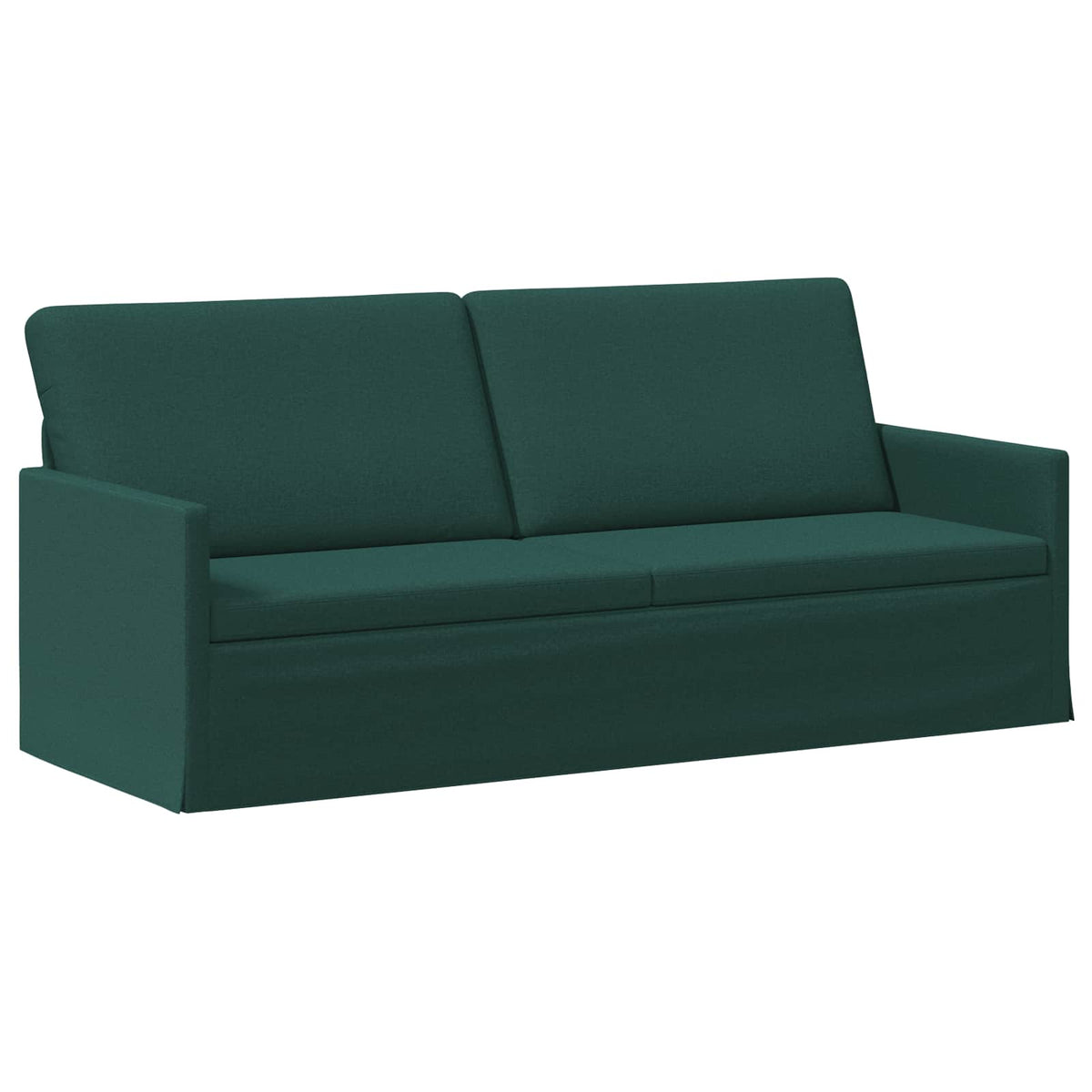 Bankstel 2 pcs Donkergroen Stof