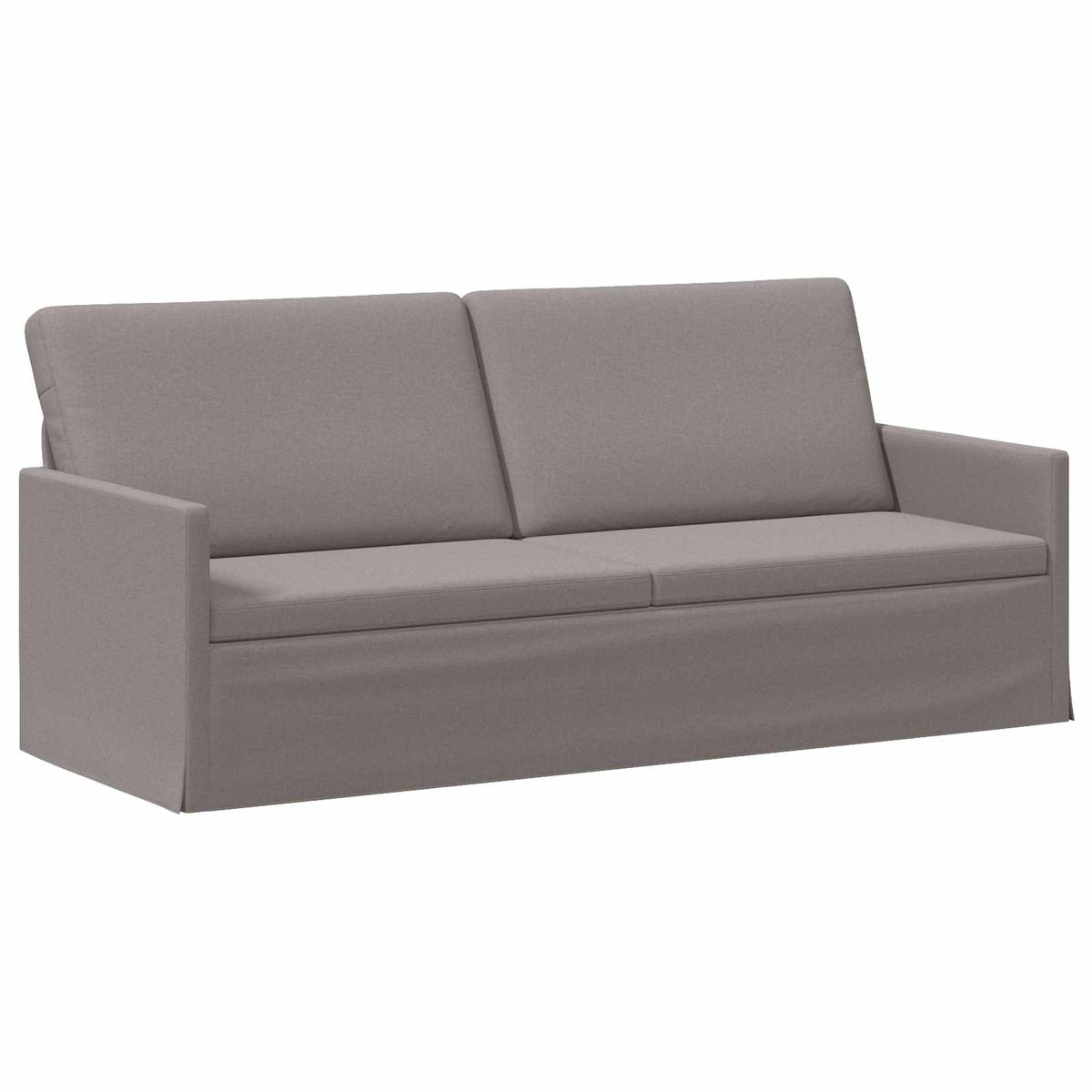 Bankstel 2 pcs Taupe Stof
