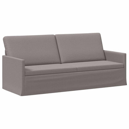 Bankstel 2 pcs Taupe Stof