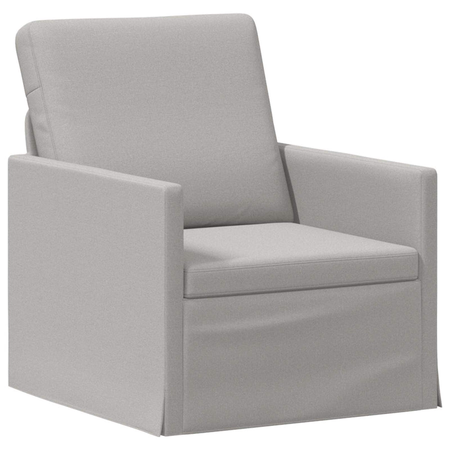 Bankstel 2 pcs Wolkengrijs Stof