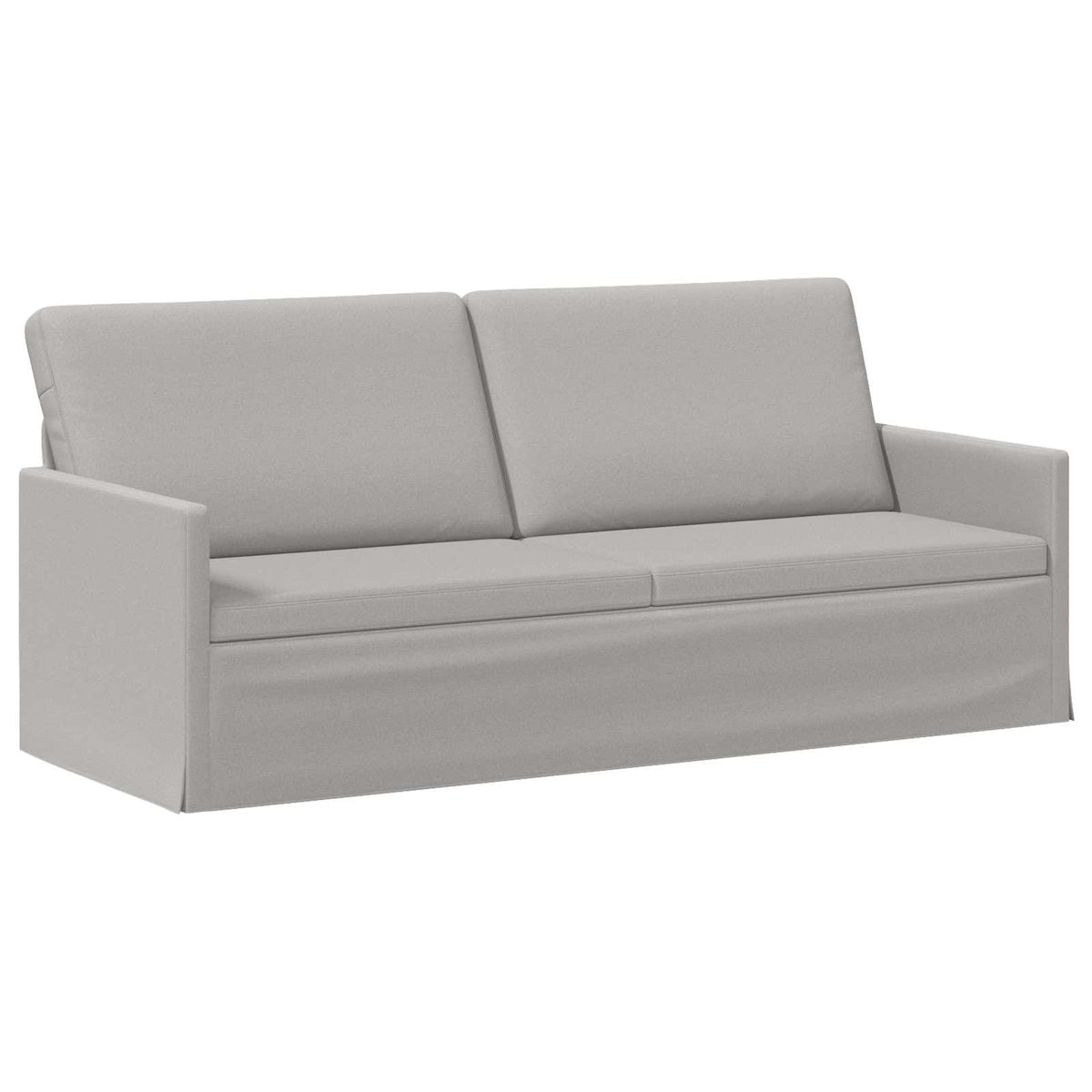 Bankstel 2 pcs Wolkengrijs Stof