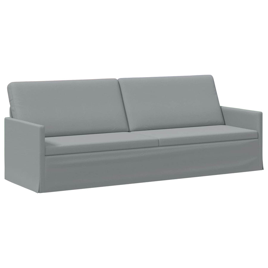 Bankstel 2 pcs Lichtgrijs Stof