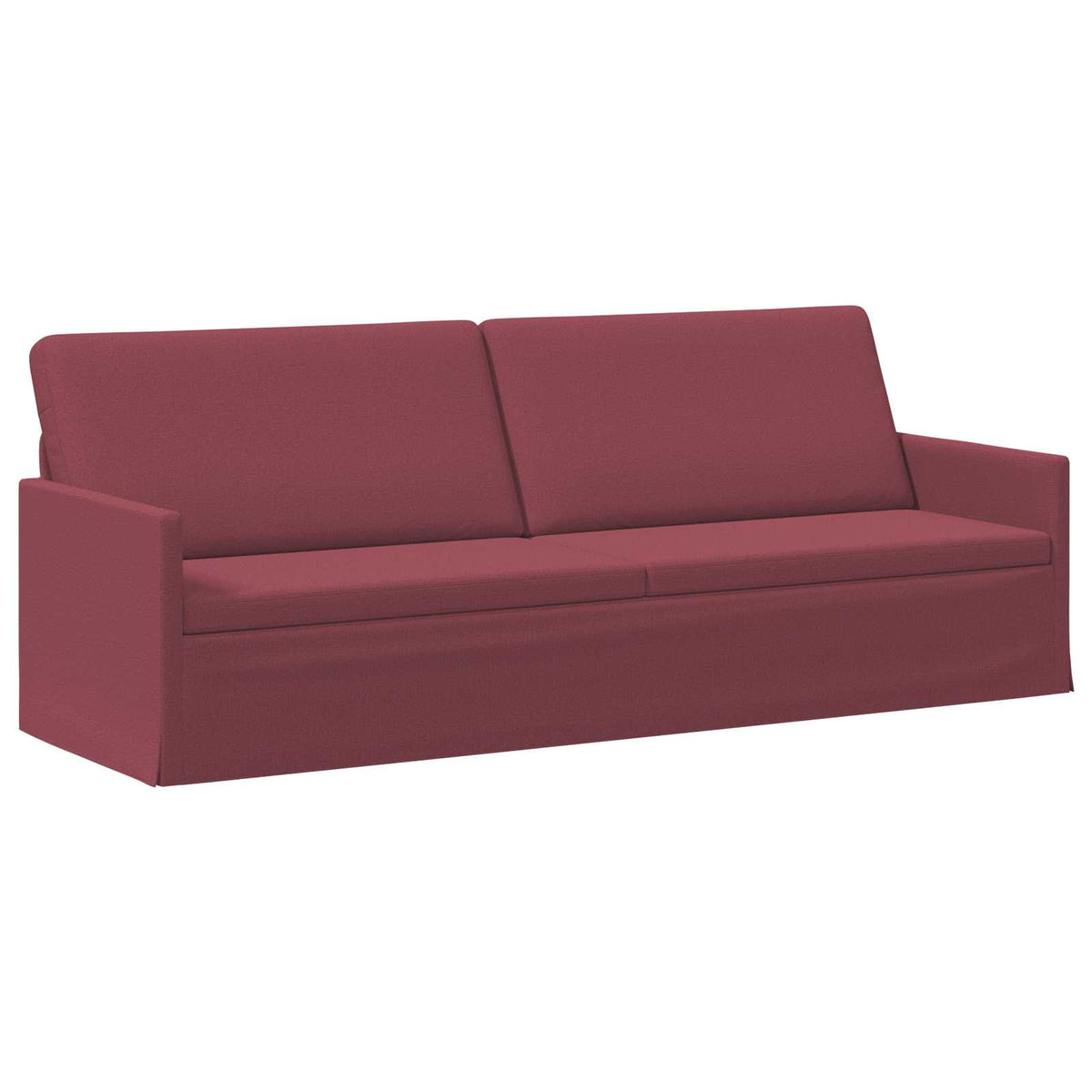 Bankstel 2 pcs Wijnrood Stof