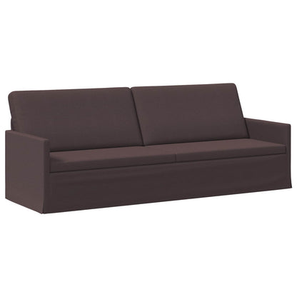 Bankstel 2 pcs Donkerbruin Stof