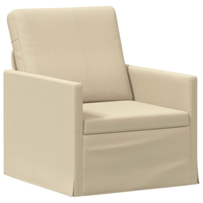 Bankstel 2 pcs Crèmekleurig Stof