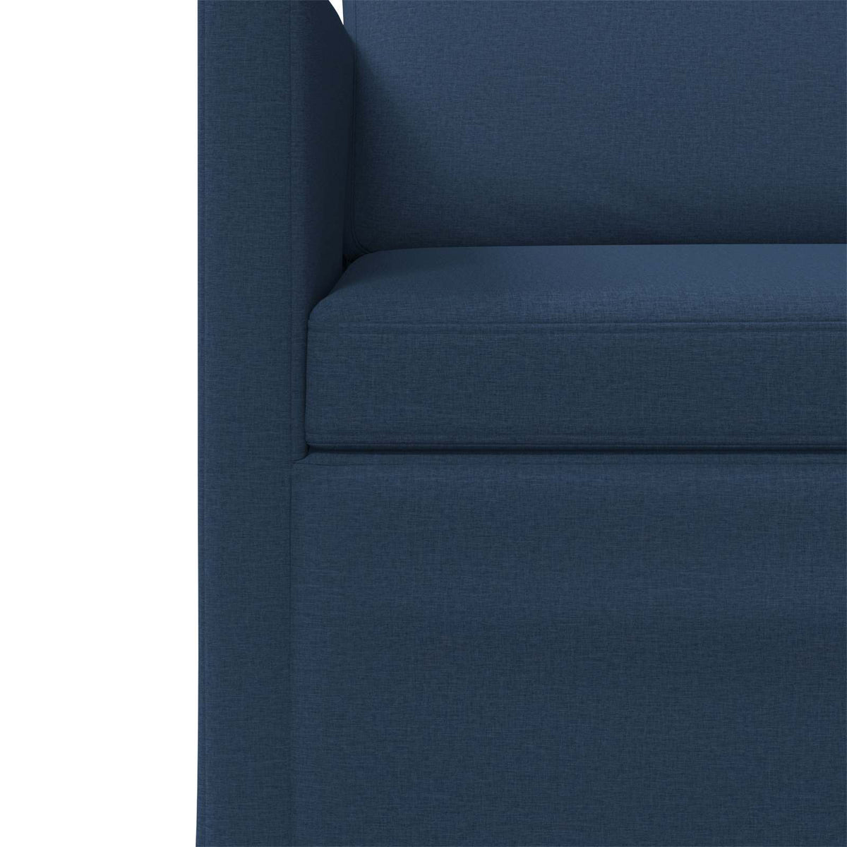 Bankstel 2 pcs Blauw Stof