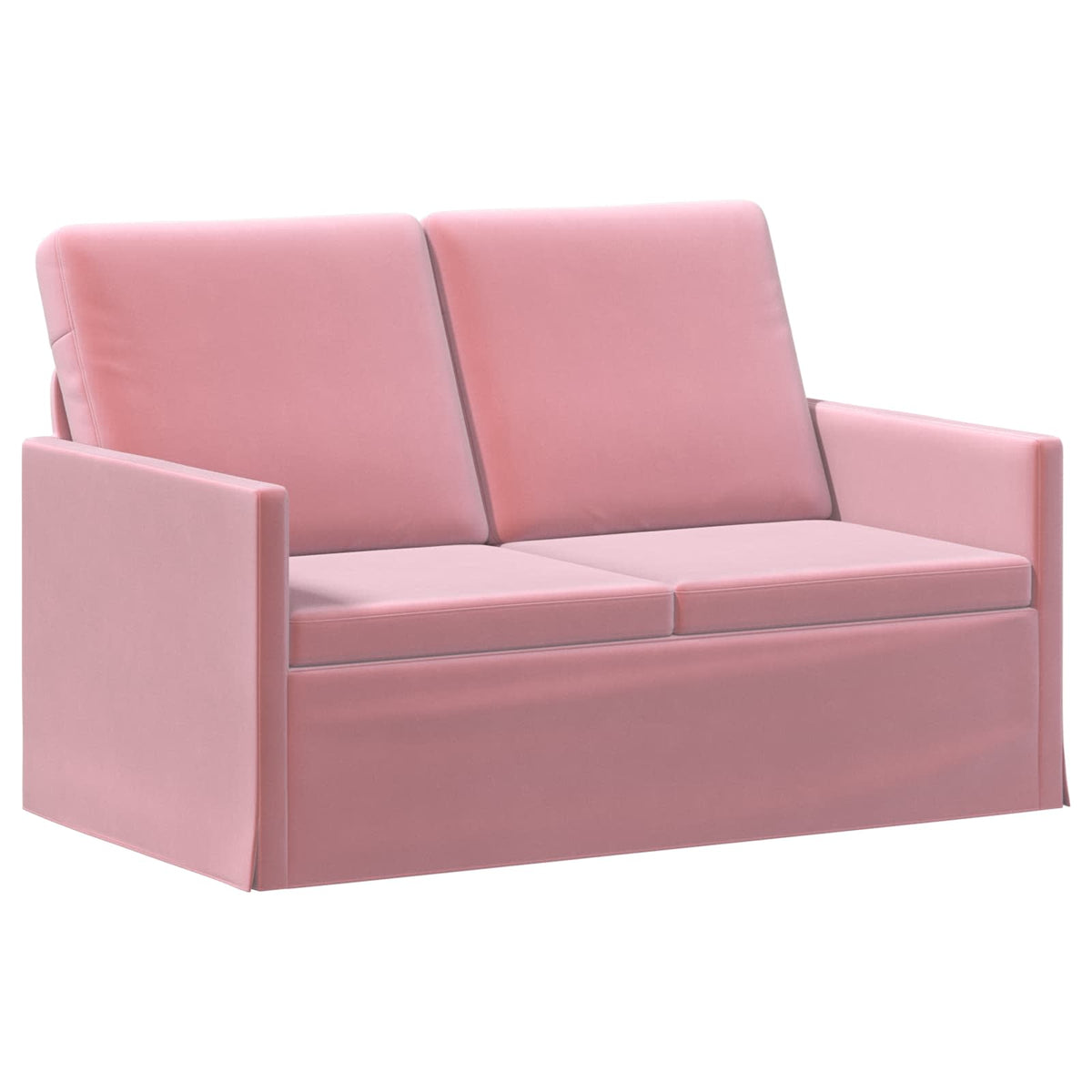 Bankstel 2 pcs Roze fluweel