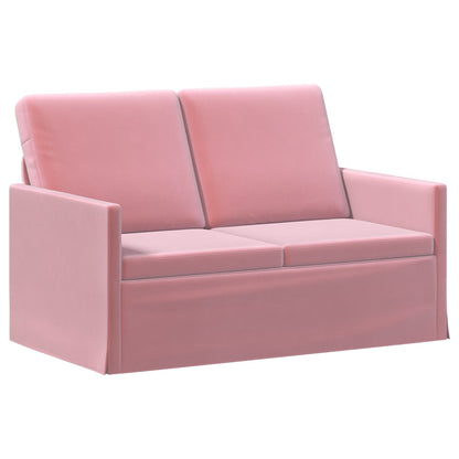 Bankstel 2 pcs Roze fluweel