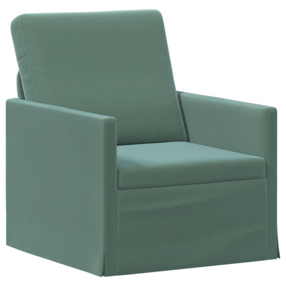 Bankstel 2 pcs Zeegroen fluweel