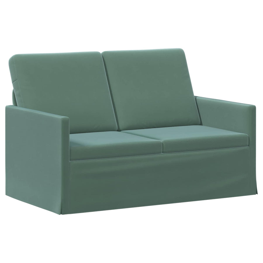 Bankstel 2 pcs Zeegroen fluweel