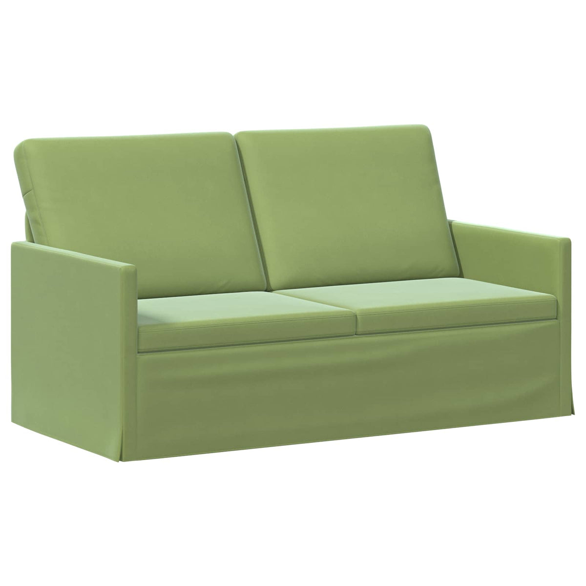 Bankstel 2 pcs Lichtgroen fluweel