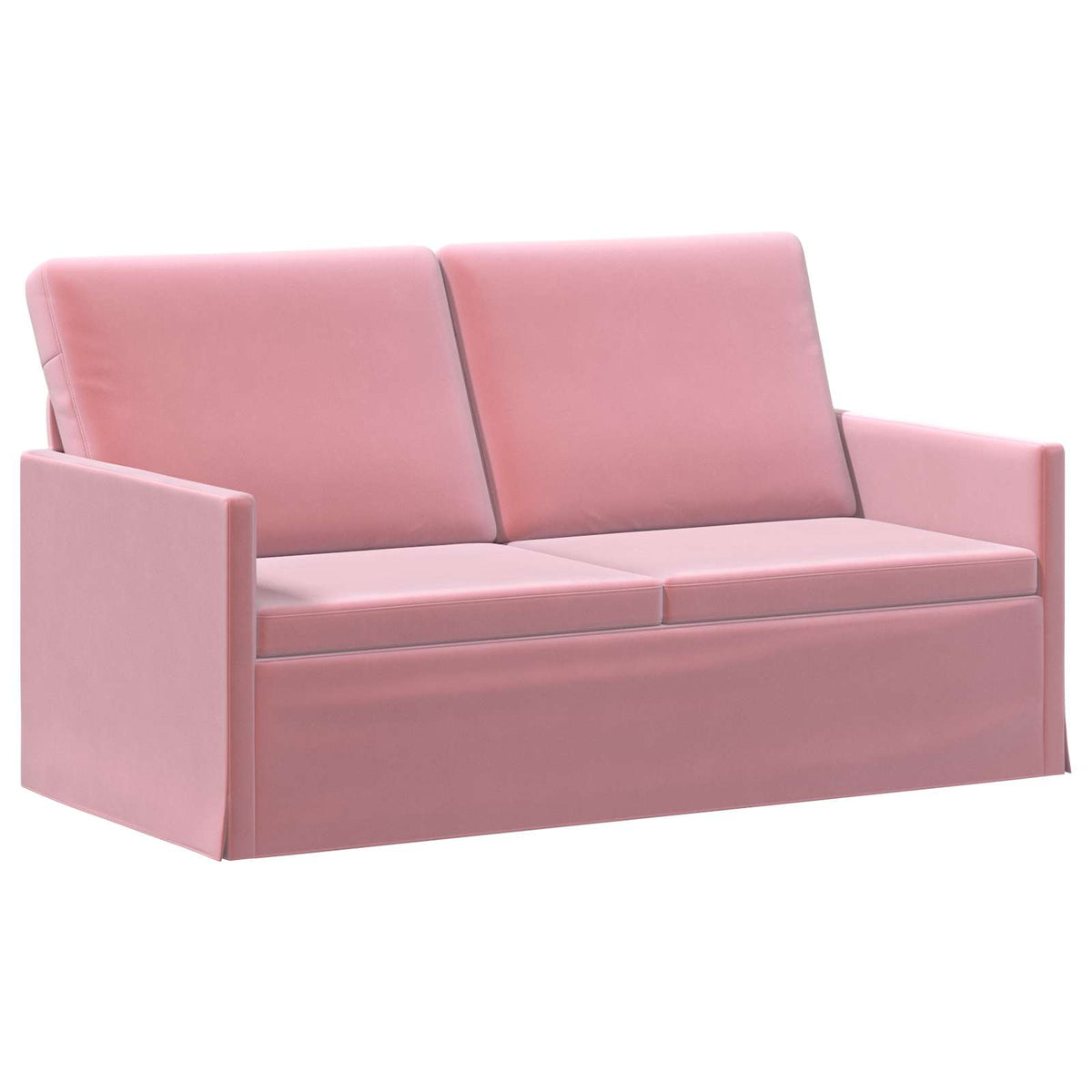 Bankstel 2 pcs Roze fluweel