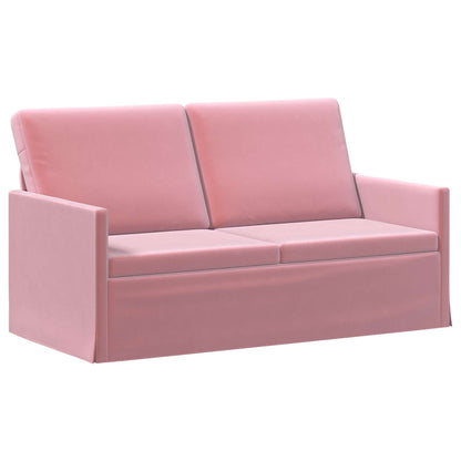Bankstel 2 pcs Roze fluweel