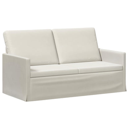 Bankstel 2 pcs Crèmekleurig fluweel