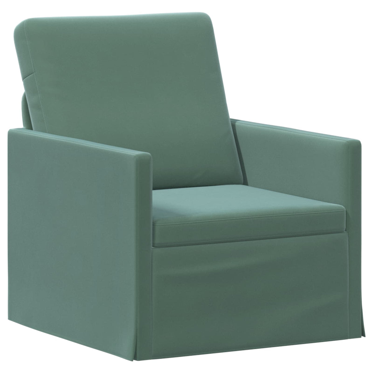 Bankstel 2 pcs Zeegroen fluweel