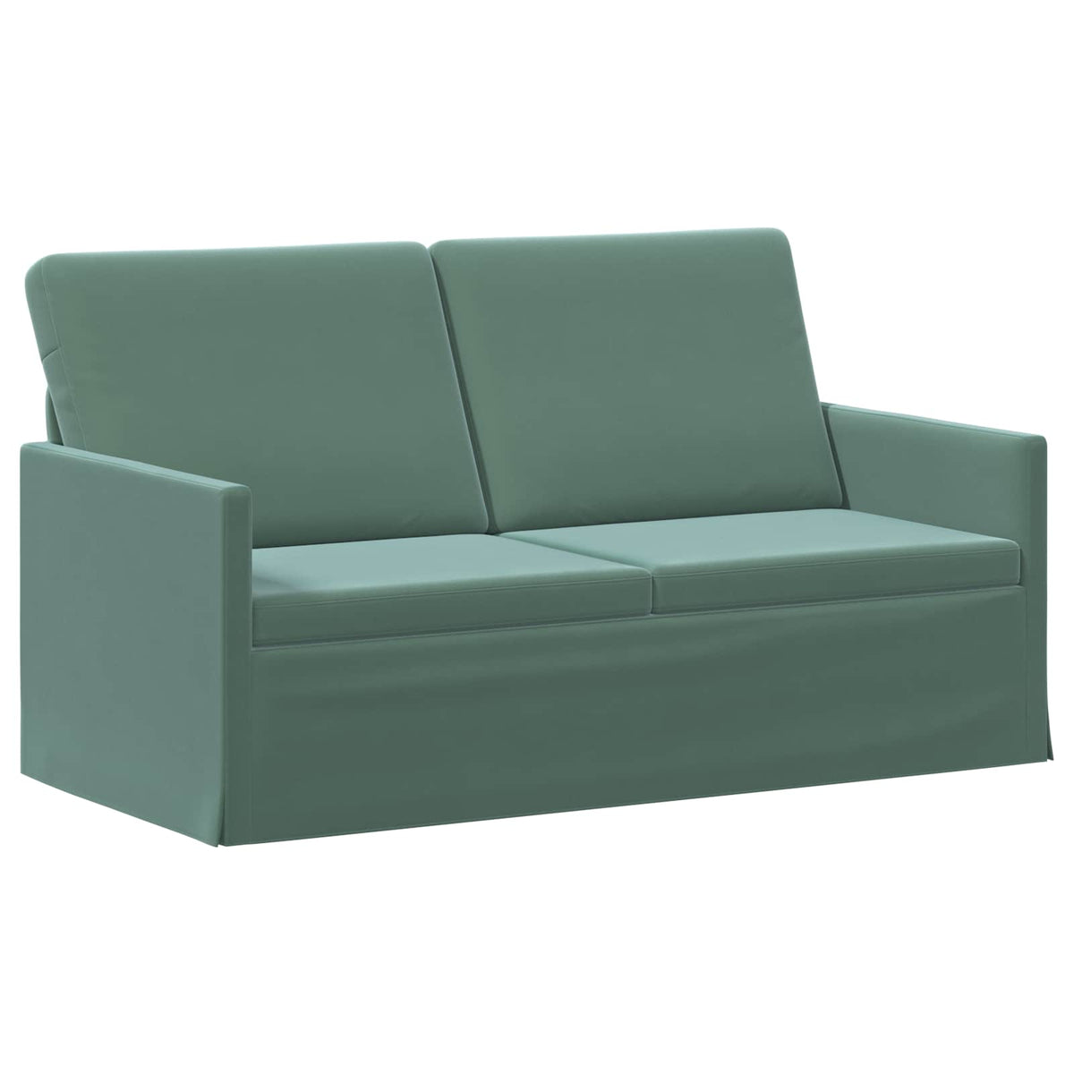 Bankstel 2 pcs Zeegroen fluweel