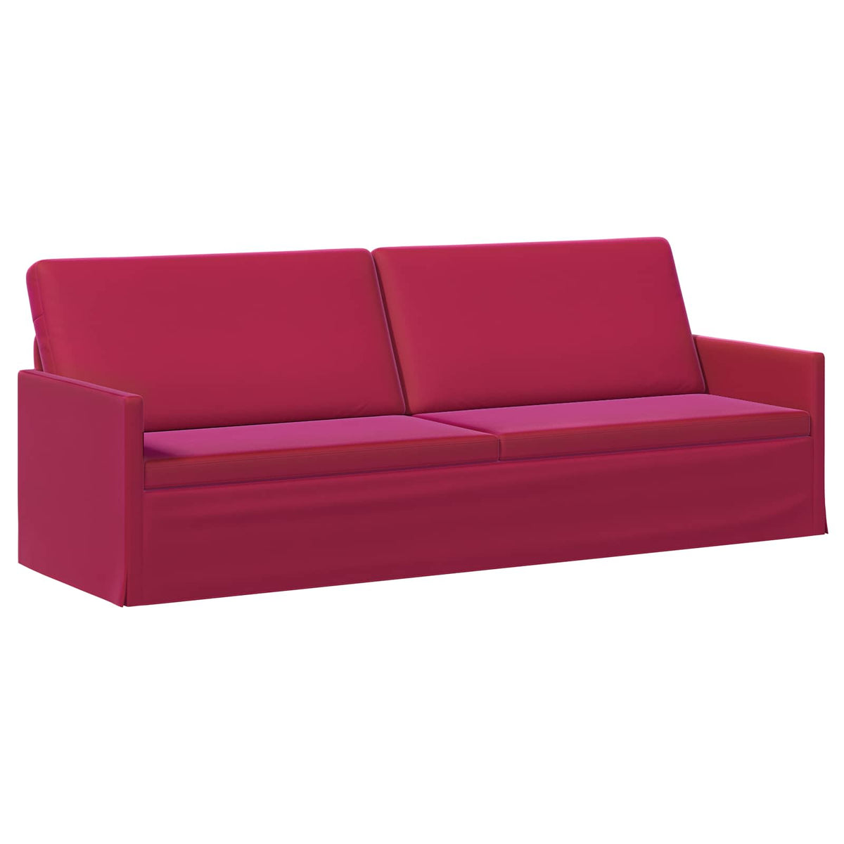 Bankstel 2 pcs Wijnrood fluweel