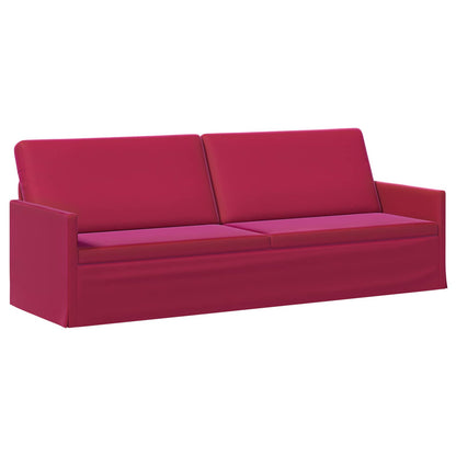 Bankstel 2 pcs Wijnrood fluweel