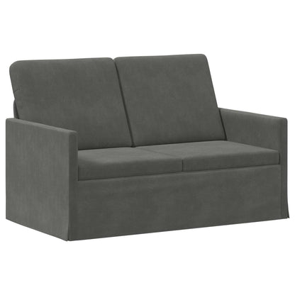 Bankstel 2 pcs Donkergrijs Katoen Stof