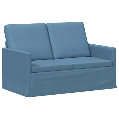 Bankstel 2 pcs Blauw Katoen Stof