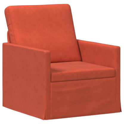 Bankstel 2 pcs Rood-oranje Katoen Stof