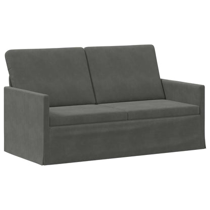 Bankstel 2 pcs Donkergrijs Katoen Stof