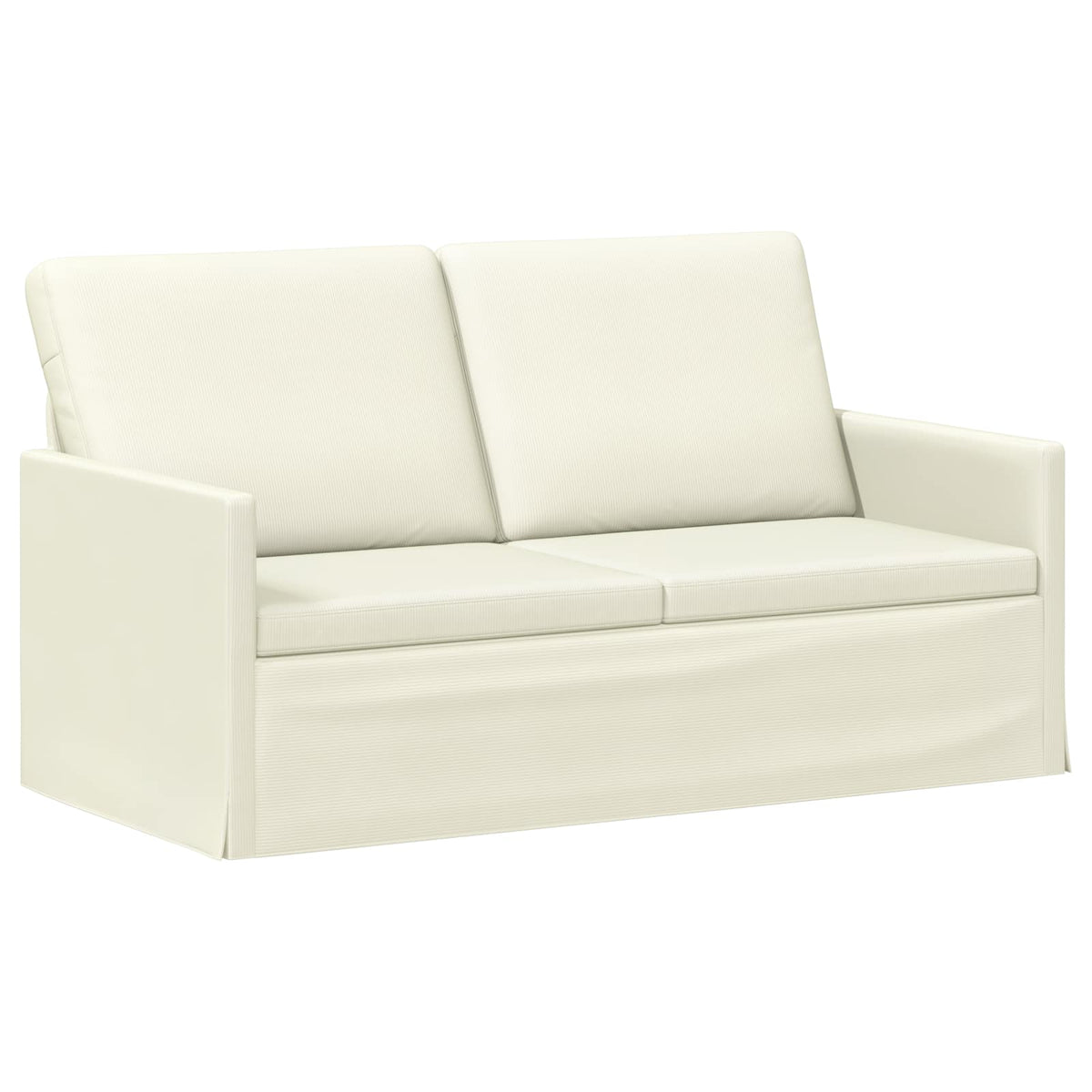 Bankstel 2 pcs Crèmekleurig Katoen Stof
