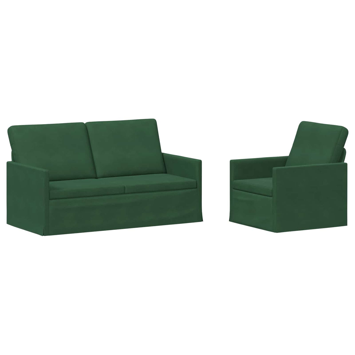 Bankstel 2 pcs Jungle Groen Katoen Stof