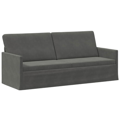 Bankstel 2 pcs Donkergrijs Katoen Stof