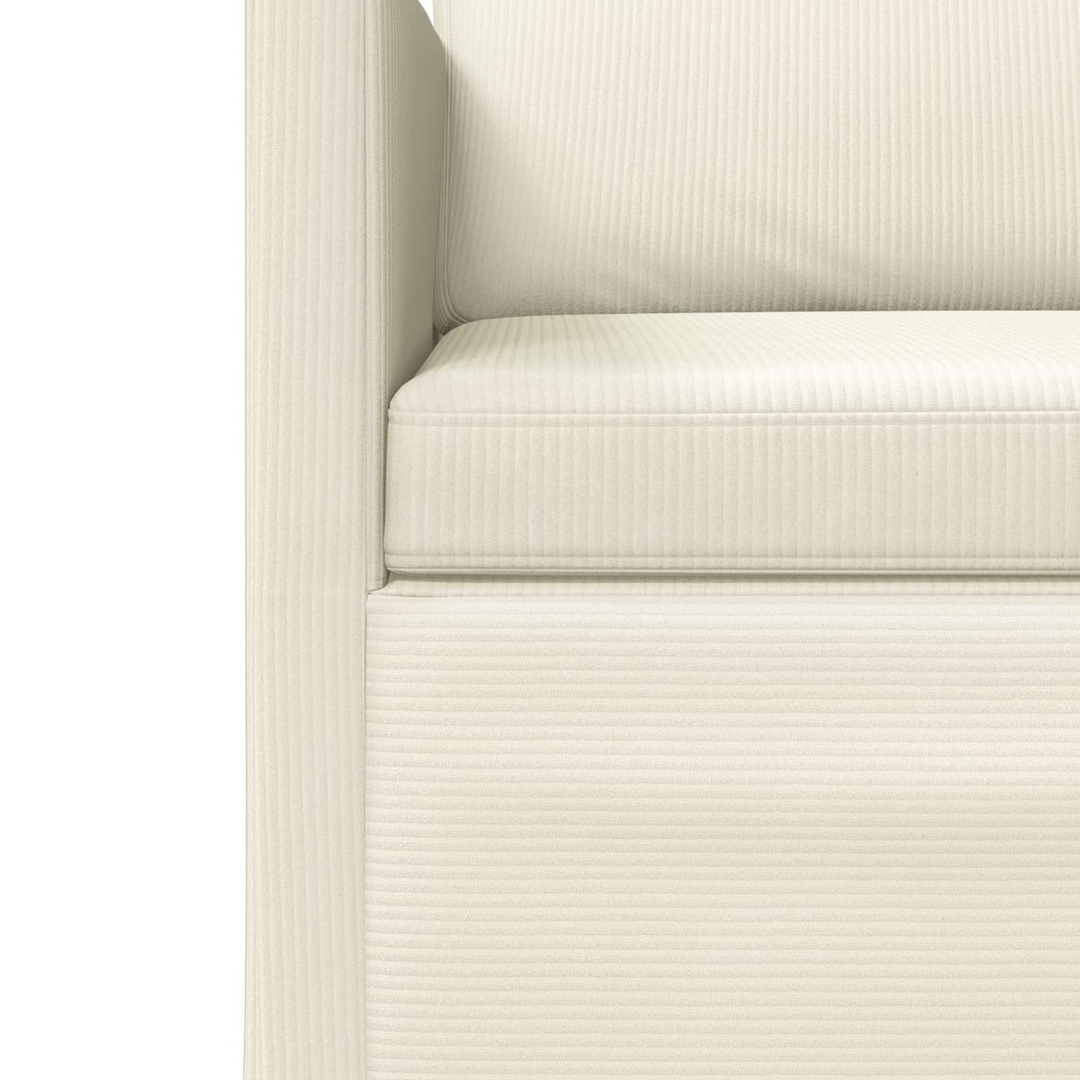 Bankstel 2 pcs Crèmekleurig Katoen Stof