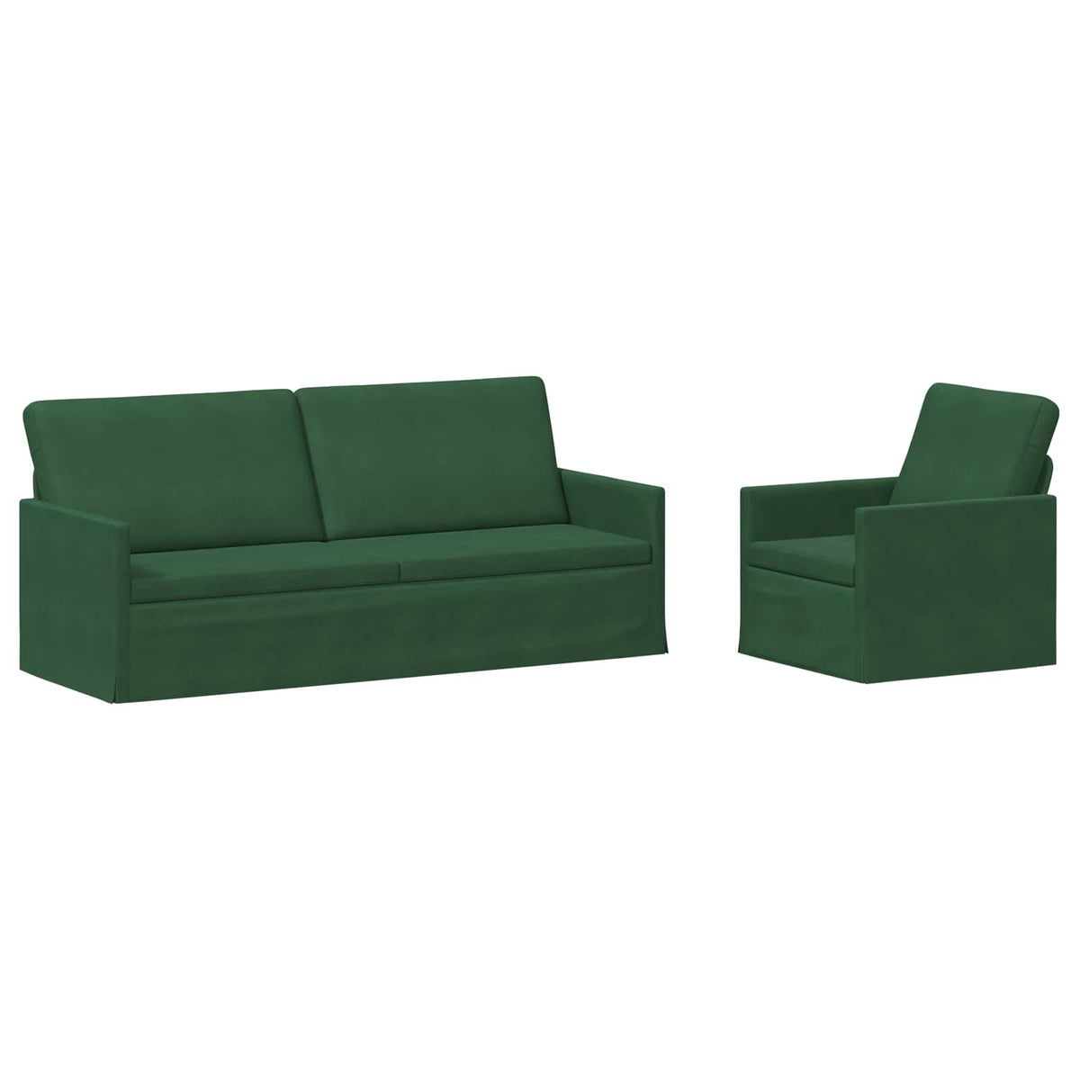 Bankstel 2 pcs Jungle Groen Katoen Stof