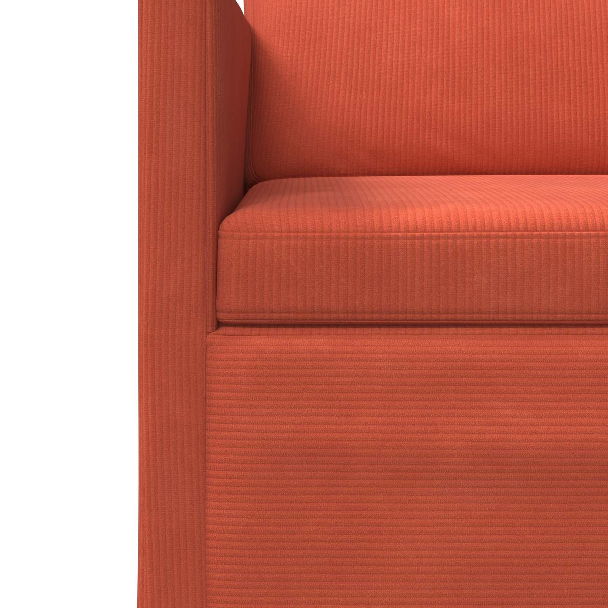 Bankstel 2 pcs Rood-oranje Katoen Stof