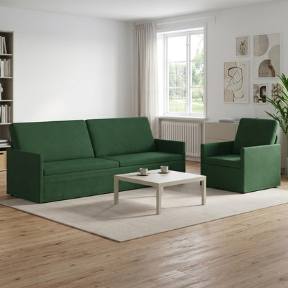 Bankstel 2 pcs Jungle Groen Katoen Stof