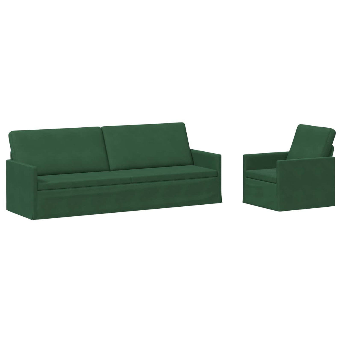 Bankstel 2 pcs Jungle Groen Katoen Stof