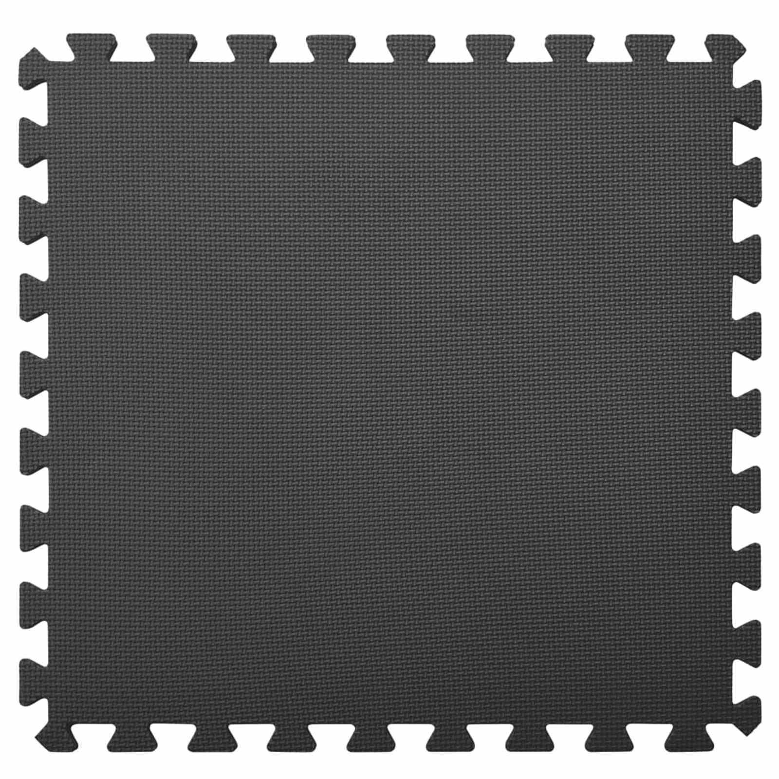Zwembad Grondmat 6 pcs Zwart 2,16 ㎡ EVA Schuim