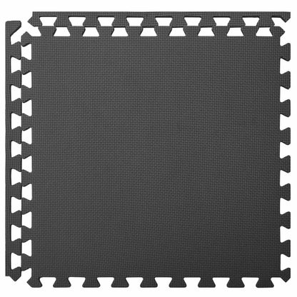 Zwembad Grondmat 6 pcs Zwart 2,16 ㎡ EVA Schuim